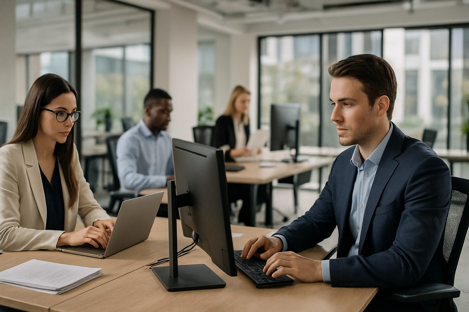 A team reviewing an AI agent's activity alongside their existing business tools